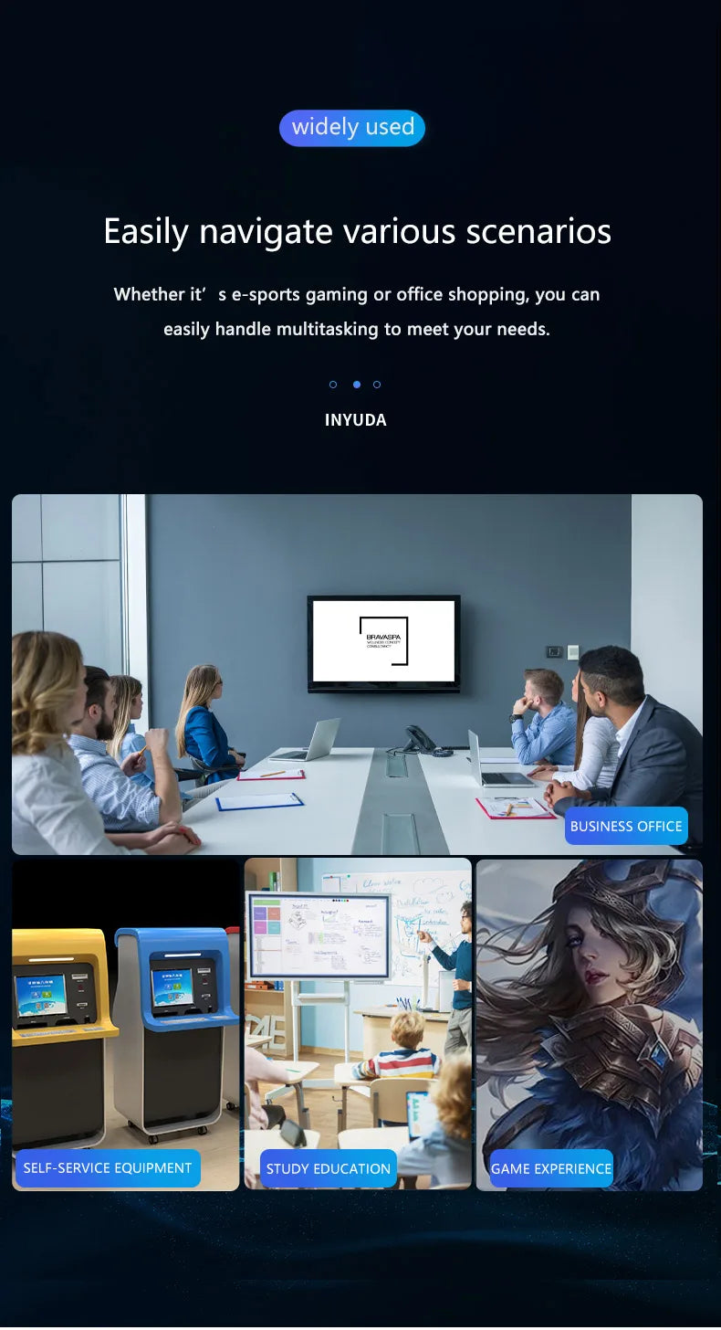 Intel Mini Desktop PC for Business - 16GB RAM 512GB SSD Wifi5 Win11 pro Core I3/i5/i7/i9 I7-4th School Office Computer