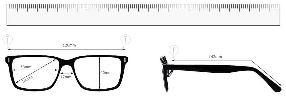 ZENOTTIC Square Prescription Glasses Anti Blue Light Photochromic optical Eyeglasses with Myopia Hyperopia Progressive Lens