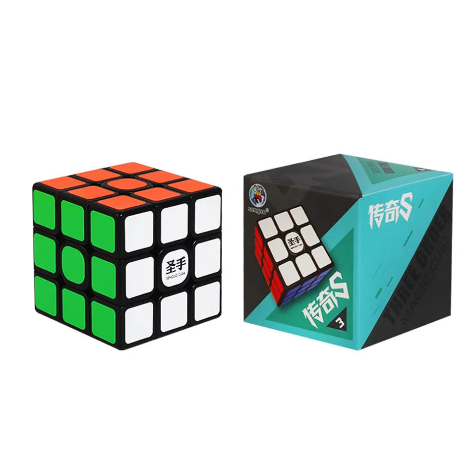 Shengshou Legend S 3x3x3 Noir Stickerless Magic Cube Professionnel 3x3 2x2 Speed Cubes Puzzles 2x2x2 Speedcube Jouets Éducatifs
