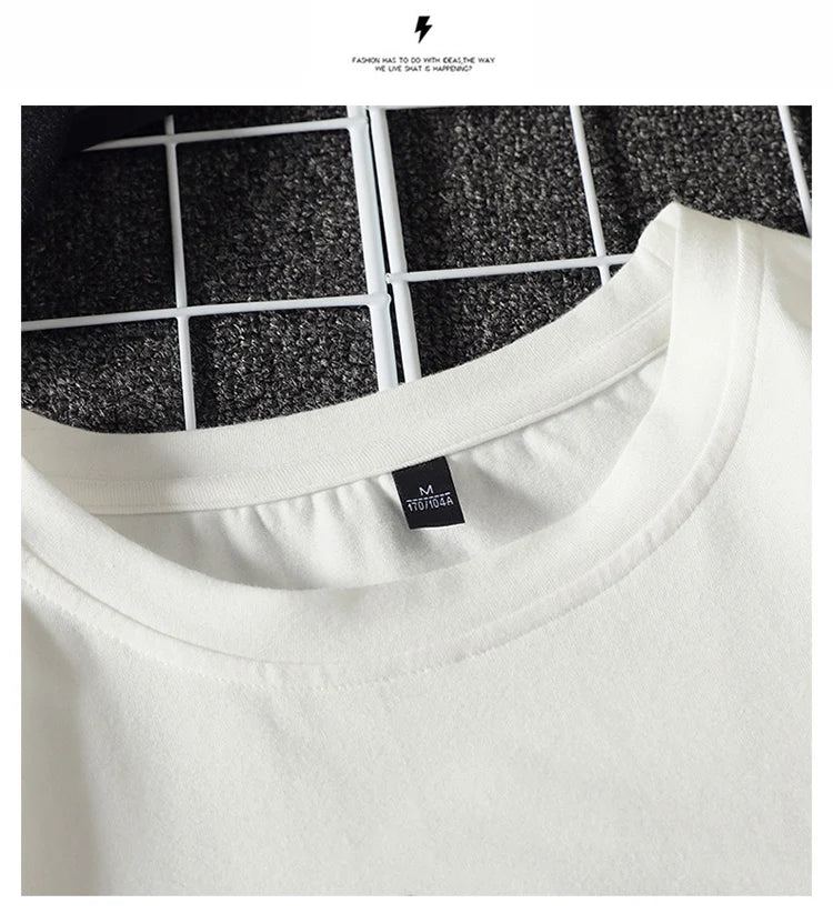 LEGIBLE 2025 Sommer Herren T-Shirt Lässiges lockeres Baumwoll-Kurzarm-T-Shirt Herren Oberteil T-Shirt Herren