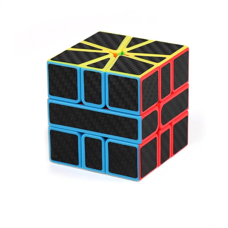 Moyu Meilong 3x3x3 4x4x4 Professioneller Zauberwürfel Kohlefaser Aufkleber Speed Cube Quadrat Puzzle Lernspielzeug für Kinder