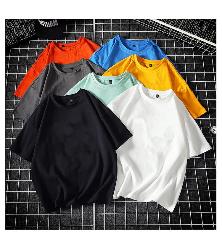 LEGIBLE 2025 Sommer Herren T-Shirt Lässiges lockeres Baumwoll-Kurzarm-T-Shirt Herren Oberteil T-Shirt Herren