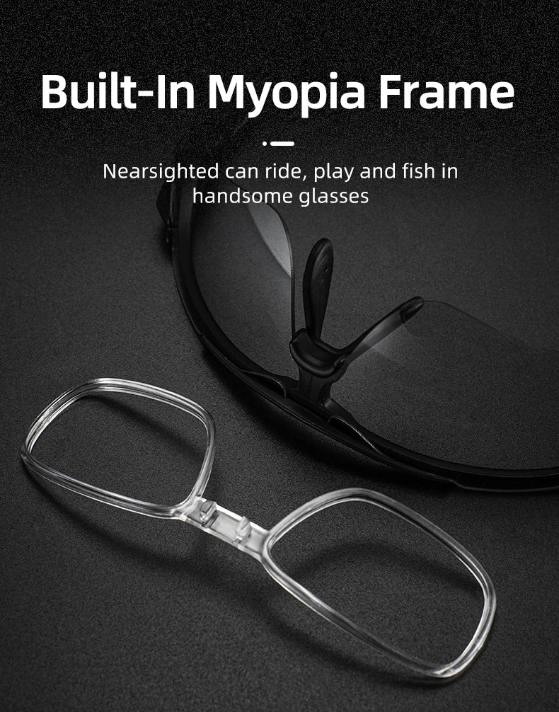 ROCKBROS Lunettes de cyclisme photochromiques Lunettes de vélo VTT Homme Lunettes de soleil Sport Lunettes de protection Cyclisme sur route