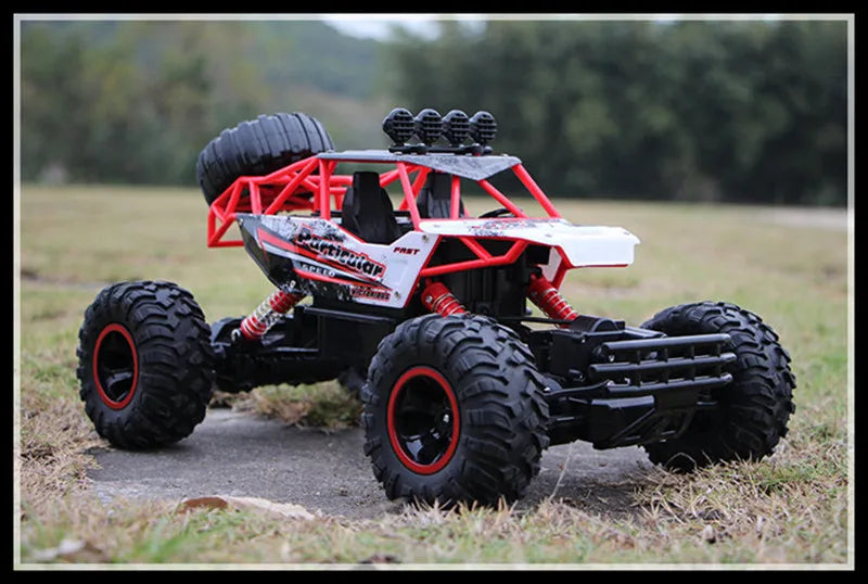 ZWN 1:12 / 1:16 4WD RC Auto mit LED-Lichtern 2.4G Funkfernsteuerung Autos Buggy Offroad-Kontroll-LKWs Jungen Spielzeug für Kinder