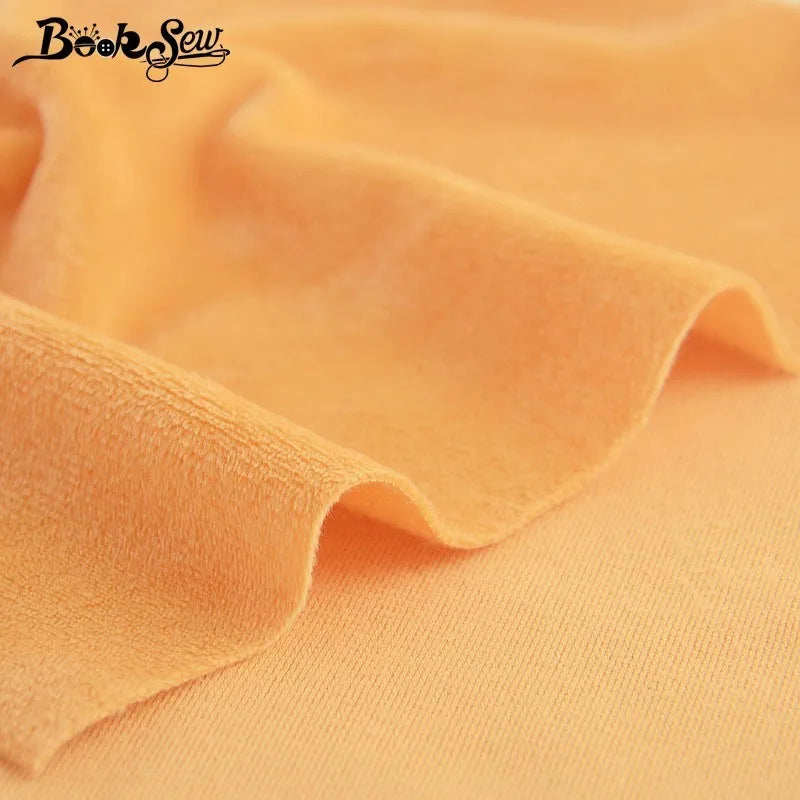 Solid Color Short Plush Velvet Fabric Super Soft Cloth Diy Handmade Home Textile Toy Apparel Cushion Pillow Blanket Material