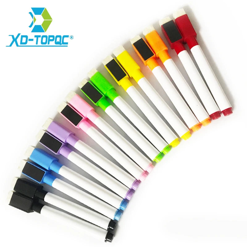 Whiteboard Marker True Colorful Ink White Board Pens Wiederholtes Füllen Leicht zu löschen Kinder Schreibwaren Geschenk Radierbare Marker WP02