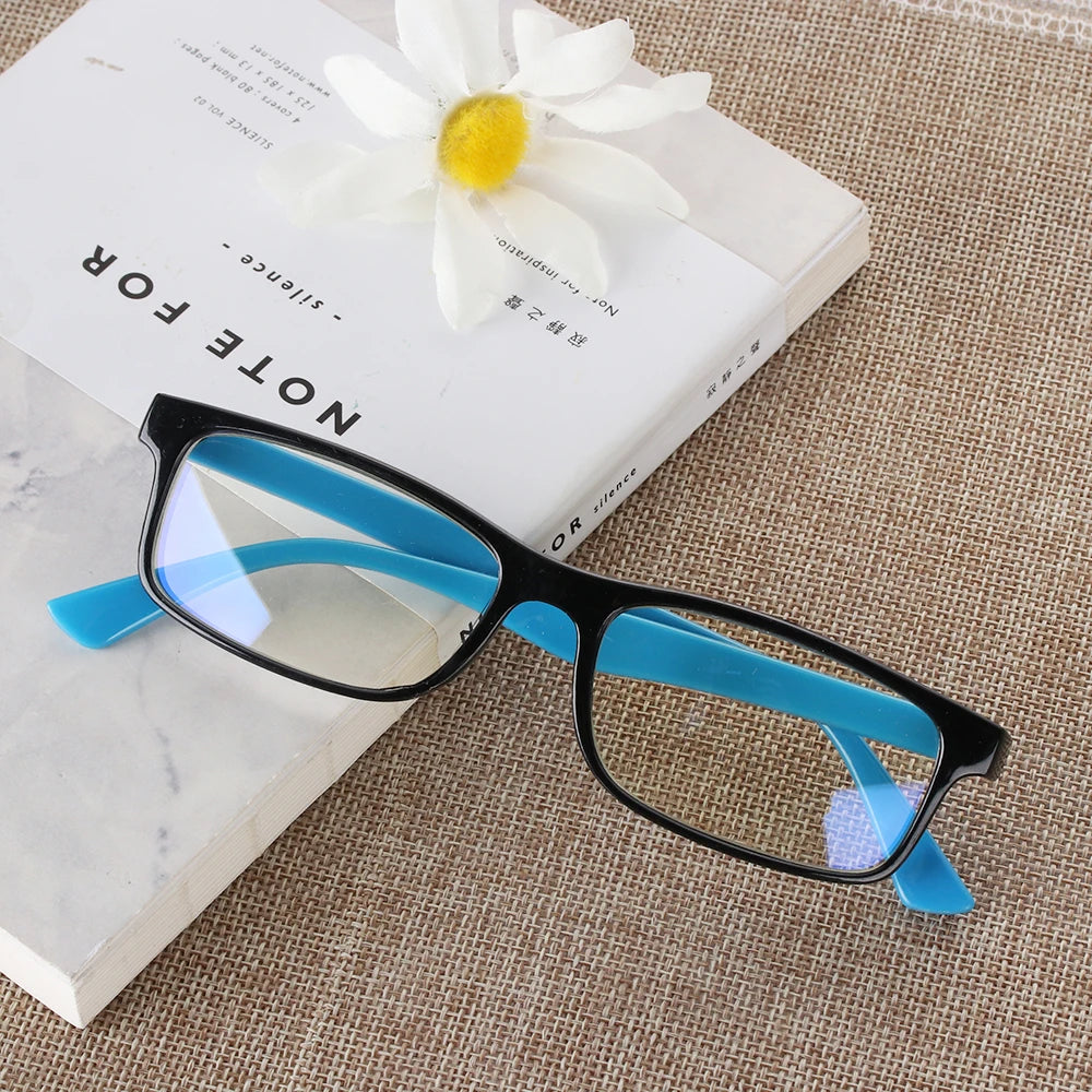 1PC Anti-UV UV400 Blue Light Glasses Anti Blue Rays Radiation Blocking Glasses Men Women Computer Goggles Flat Mirror Eyeglasses