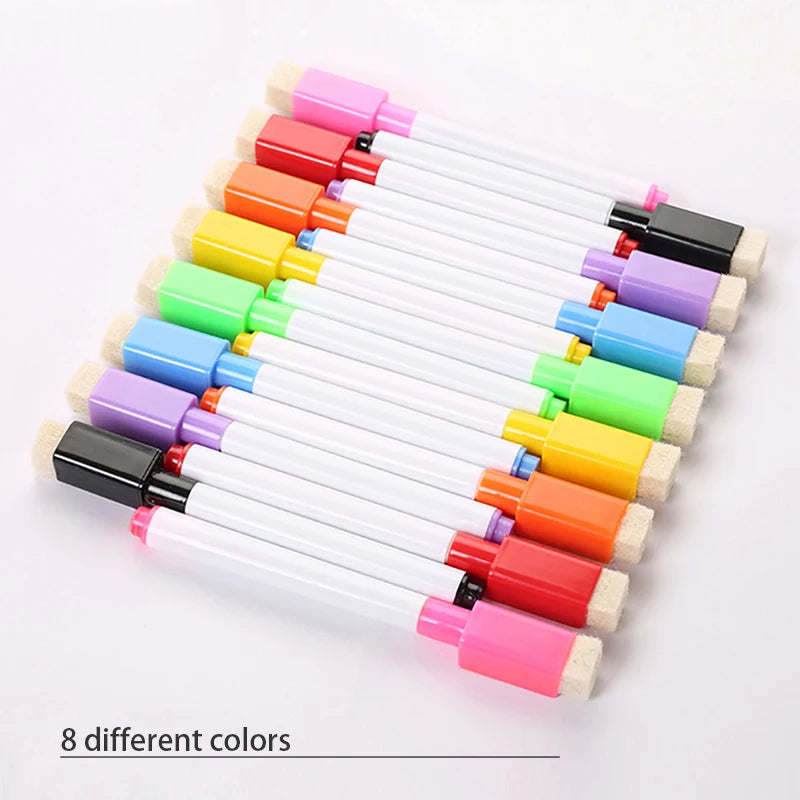 Whiteboard Marker True Colorful Ink White Board Pens Wiederholtes Füllen Leicht zu löschen Kinder Schreibwaren Geschenk Radierbare Marker WP02