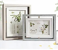 Holz-Fotorahmen zum Aufhängen 10x15 15x20 20x25cm A4 Holz-Bilderrahmen Ständer für Bilder Foto-Dekor Gedenkgeschenk