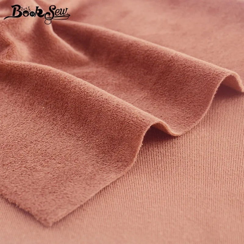 Solid Color Short Plush Velvet Fabric Super Soft Cloth Diy Handmade Home Textile Toy Apparel Cushion Pillow Blanket Material