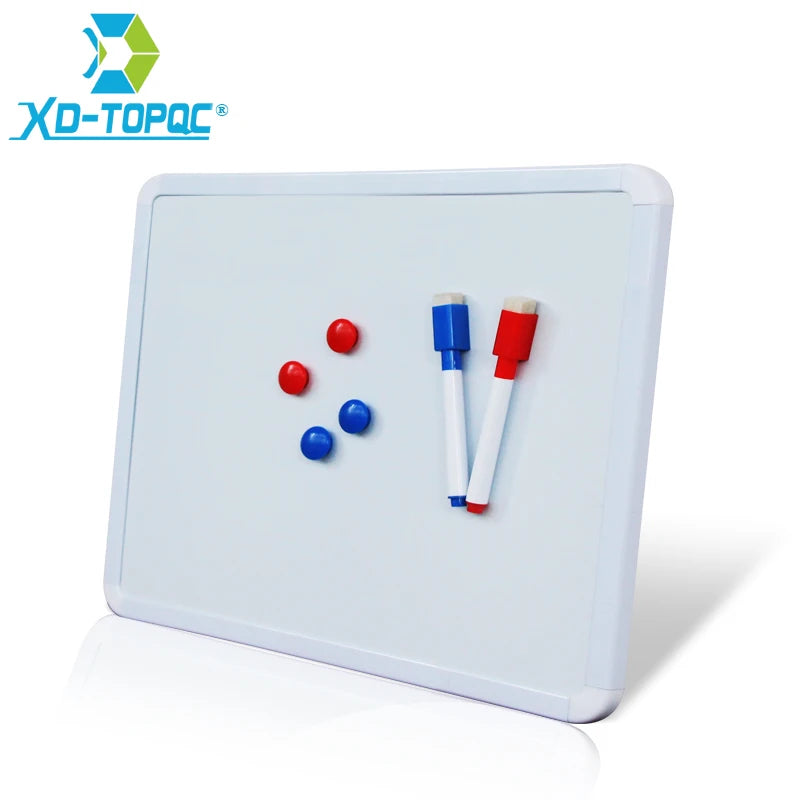 4 Stile magnetische Whiteboard 1pc PVC Rahmen Nachricht Whiteboard für Kühlschrank Rundecke Dekoration Nachricht Zeichentafel für Notizen