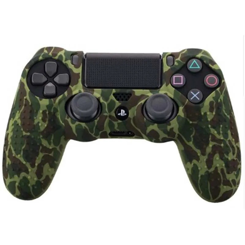 Coque de protection antidérapante en silicone souple pour manette SONY Playstation 4 PS4, compatible avec les gamepads PS4 Pro Slim