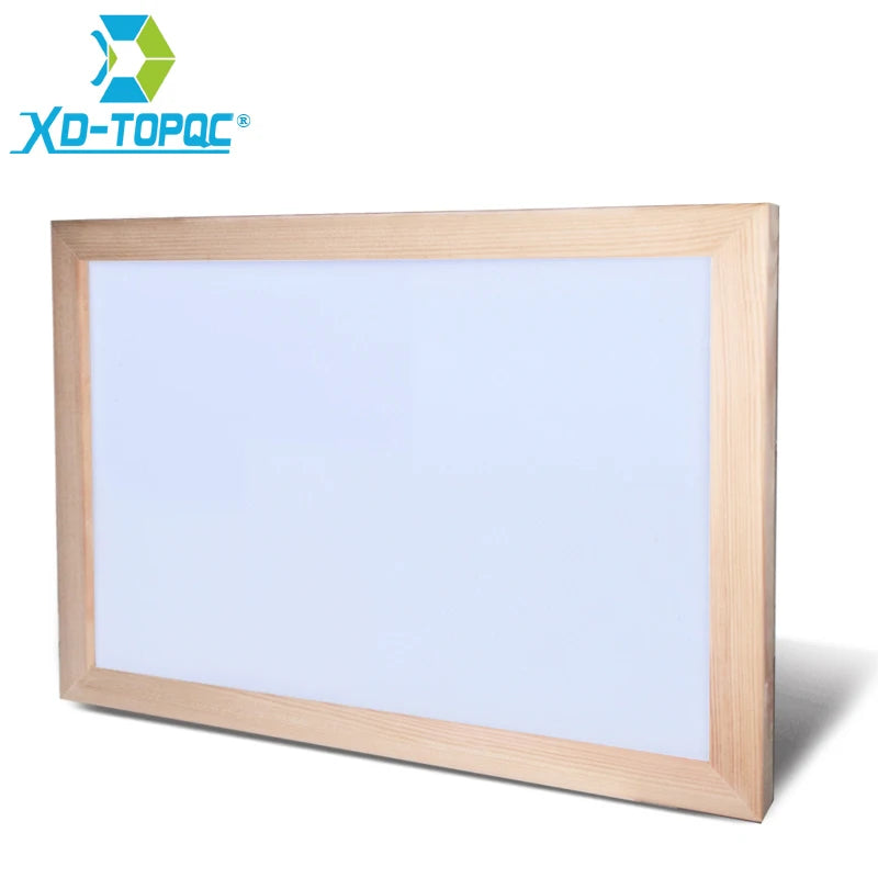 Tableau blanc magnétique effaçable à sec 30*40cm, cadre en bois, pour l'école et le bureau WB42