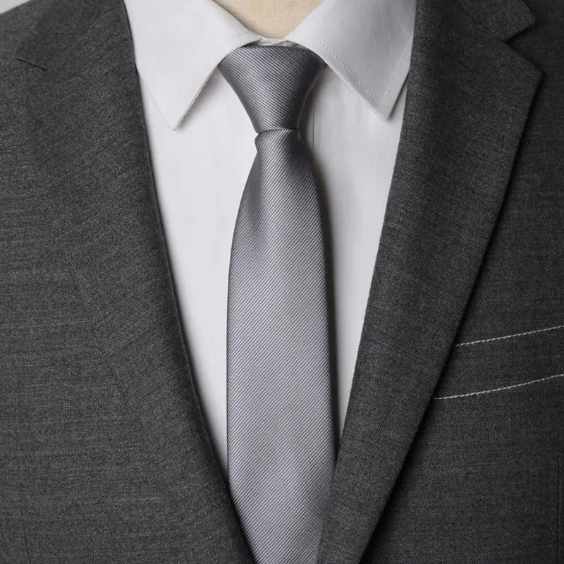 Cravate Homme à Fermeture Éclair Cravate Paresseuse Mode Unie 6cm Cravates Affaires pour Homme Mouchoir Nœud Papillon Accessoires Chemise de Mariage Homme