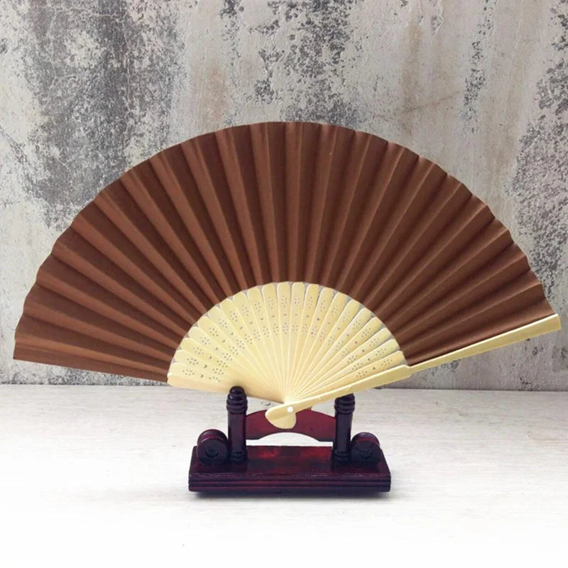 Éventails pliants portables en papier et bambou, blancs, à faire soi-même, pour la calligraphie, la peinture, décoration de mariage, cadeaux de mariage