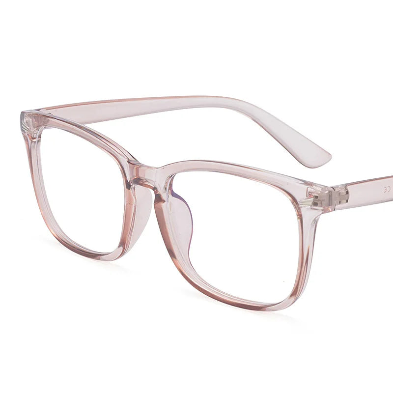 Lunettes anti-lumière bleue lunettes d'ordinateur carrées lunettes simples monture complète pour hommes et femmes protection contre les radiations