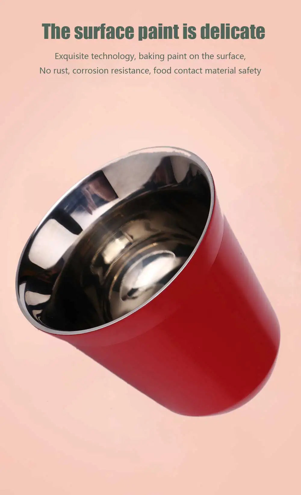 Tasses à espresso 80 ML/160 ML en acier inoxydable 304, tasses à café isothermes à double paroi, lavables au lave-vaisselle, tasses de petite capacité