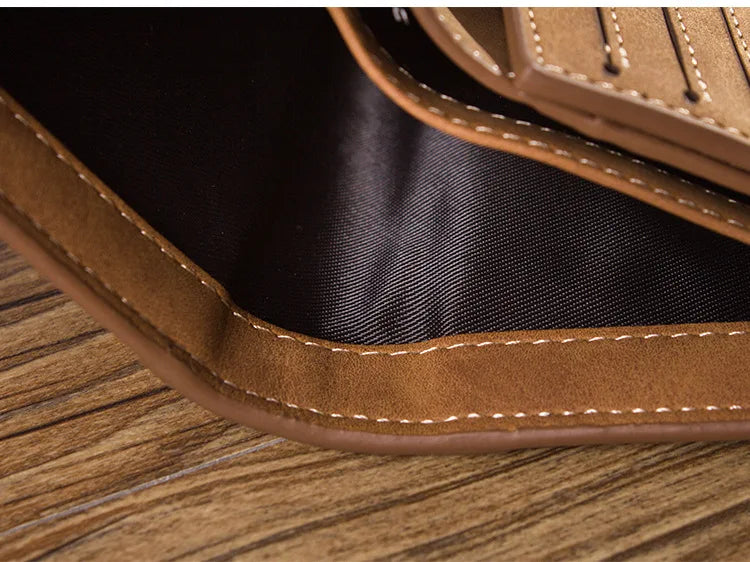 Neue Herren-Brieftasche Kurz Gefrostetes Leder Portemonnaie Retro Zweifach Faltbares Vertikales Portemonnaie Jugend Koreanisches Multi-Karten Portemonnaie 2022 Luxus Portemonnaie