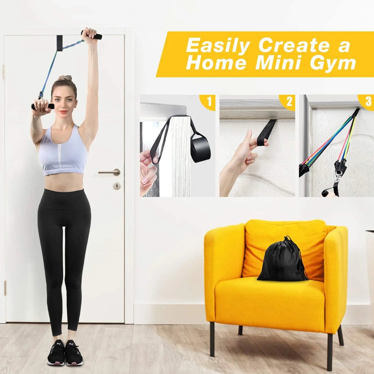 360lbs Fitness Übungen Widerstandsbänder Set Elastische Tubes Zugseil Yogaband Trainingsausrüstung für Zuhause Fitnessstudio Gewicht