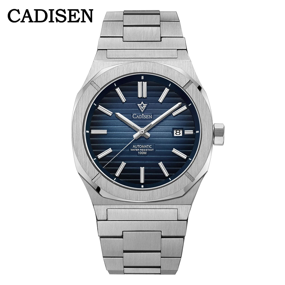 CADISEN Taucheruhr Retro Luxus Saphirglas MIYOTA 8215 Deutscher Designer Herren Automatikuhr Mechanisch 10Bar Wasserdicht Leuchtend