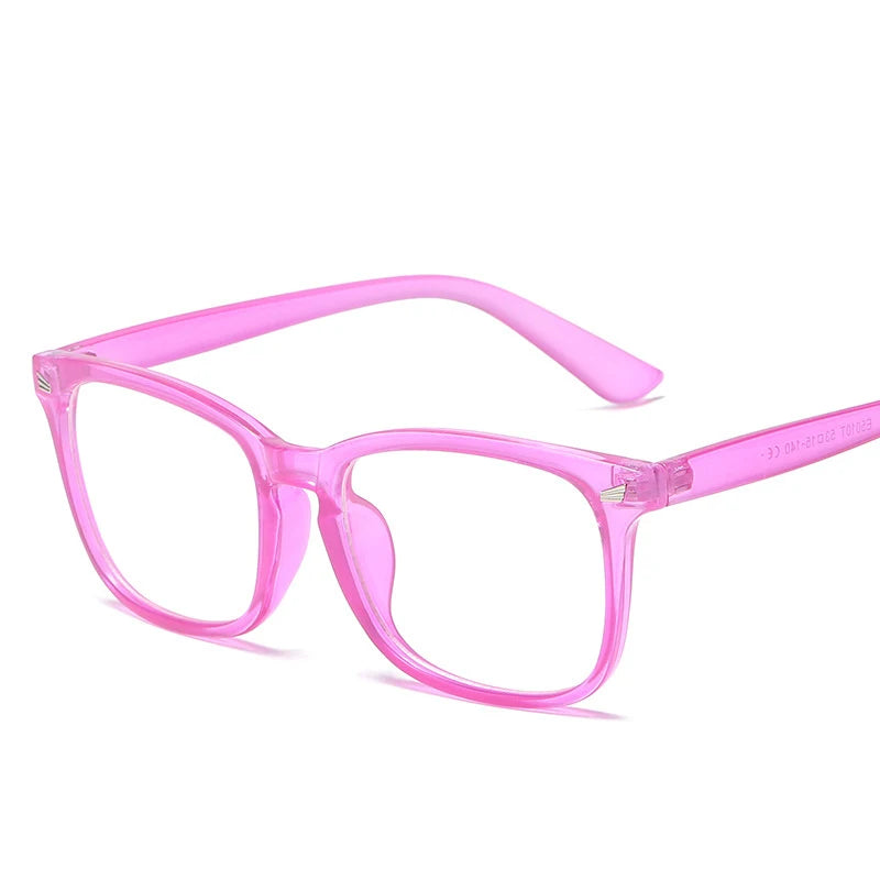 Lunettes anti-lumière bleue lunettes d'ordinateur carrées lunettes simples monture complète pour hommes et femmes protection contre les radiations