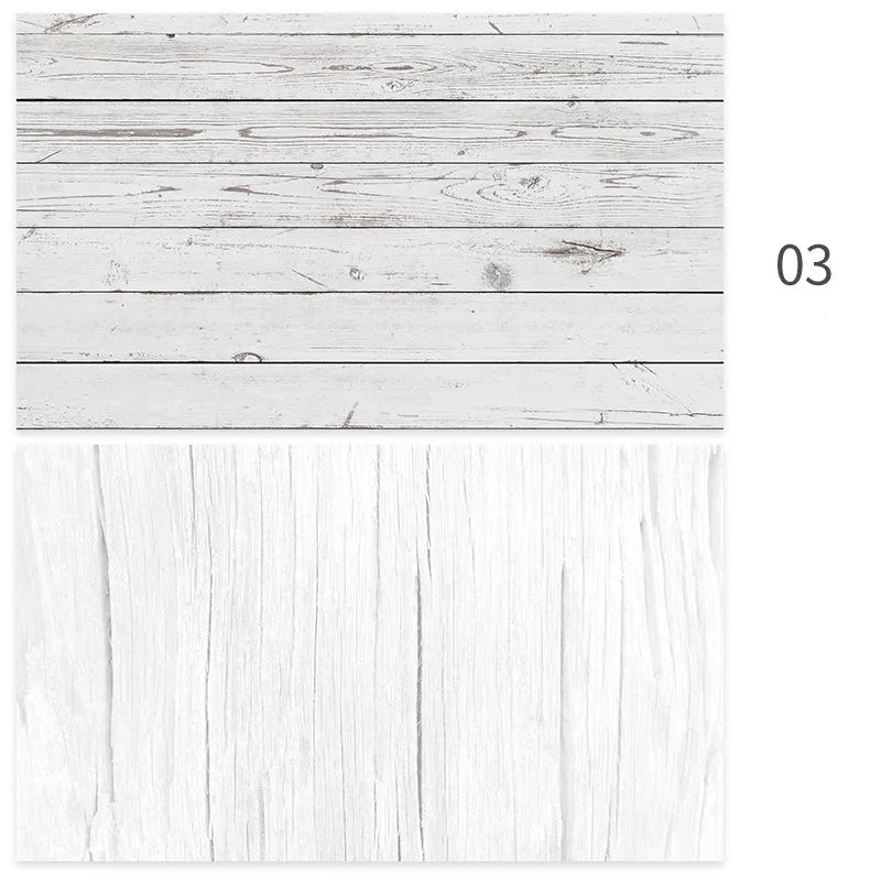 Marmor-Fotohintergründe 57*87CM, doppelseitig, Holzmaserung, Fotohintergrundtapete, Studio, wasserdichte Produkte, fotografische Requisiten