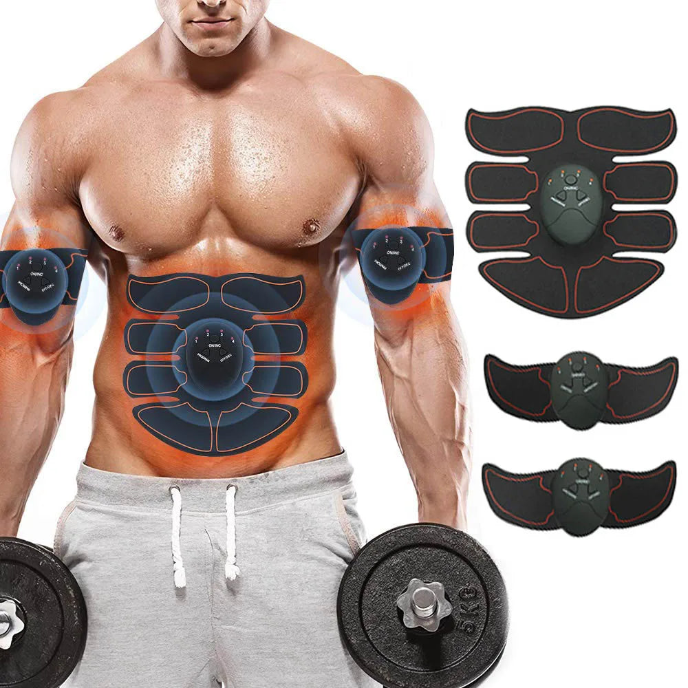 Muskelstimulator Hüften Muskeltrainer Bauchmuskeln EMS Kabelloser smarter Bauchmuskeltrainer Heim-Fitnessgerät für Männer und Frauen