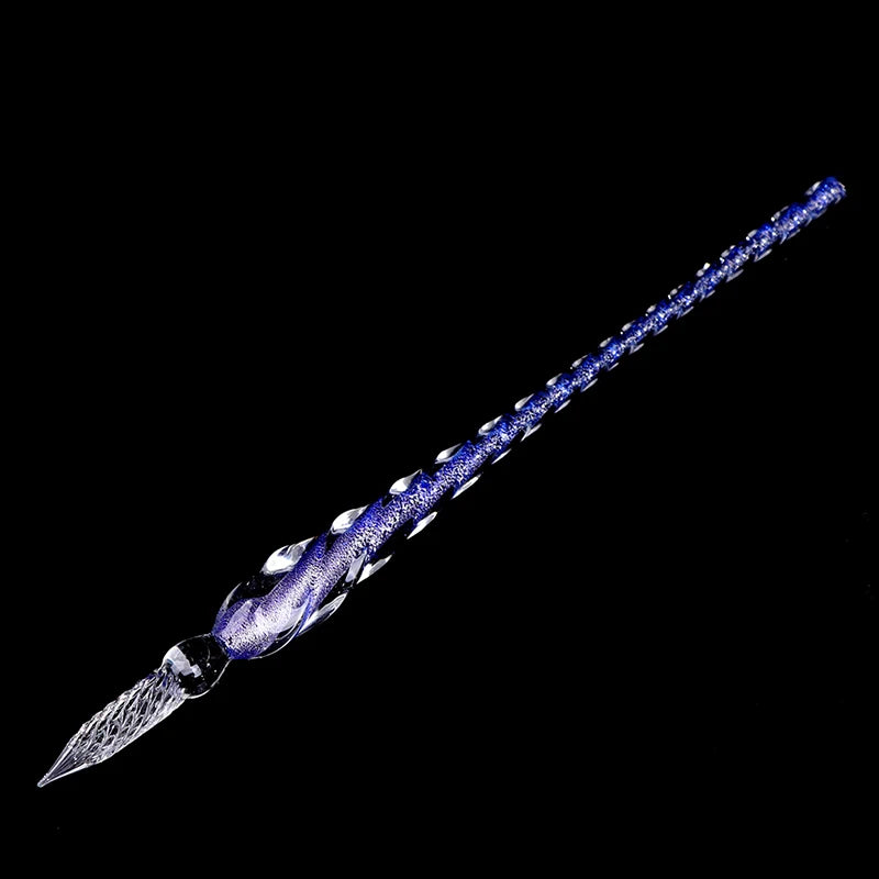 1 Pc Vintage Glass Dip Dipping Pen Signature Filling Ink Fountain Pens Glass Drip Fountain Pen