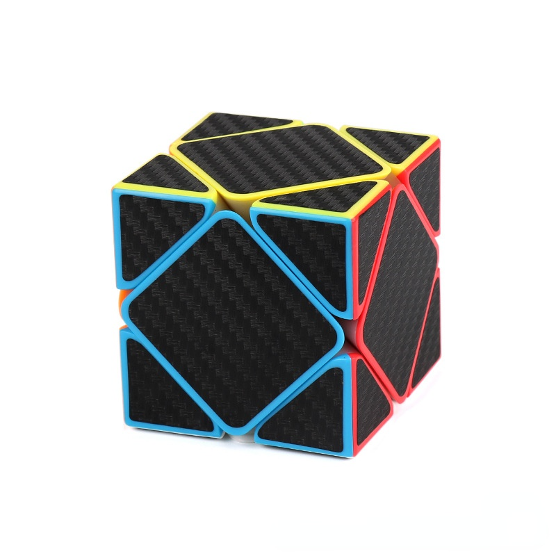 Moyu Meilong 3x3x3 4x4x4 Professioneller Zauberwürfel Kohlefaser Aufkleber Speed Cube Quadrat Puzzle Lernspielzeug für Kinder