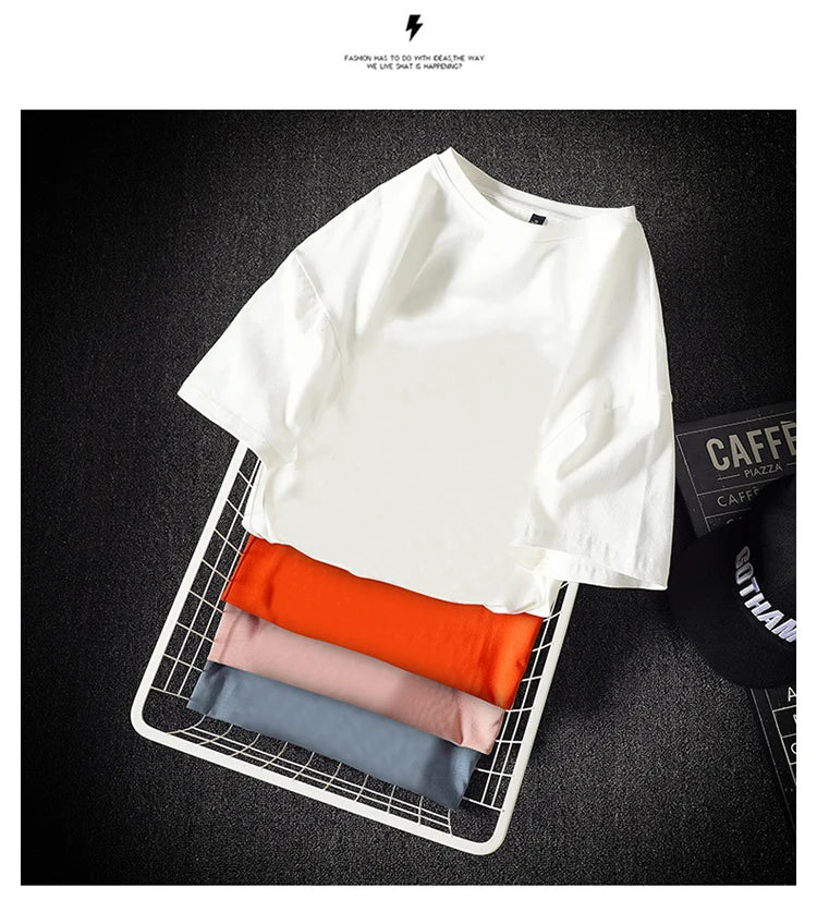 LEGIBLE 2025 Sommer Herren T-Shirt Lässiges lockeres Baumwoll-Kurzarm-T-Shirt Herren Oberteil T-Shirt Herren