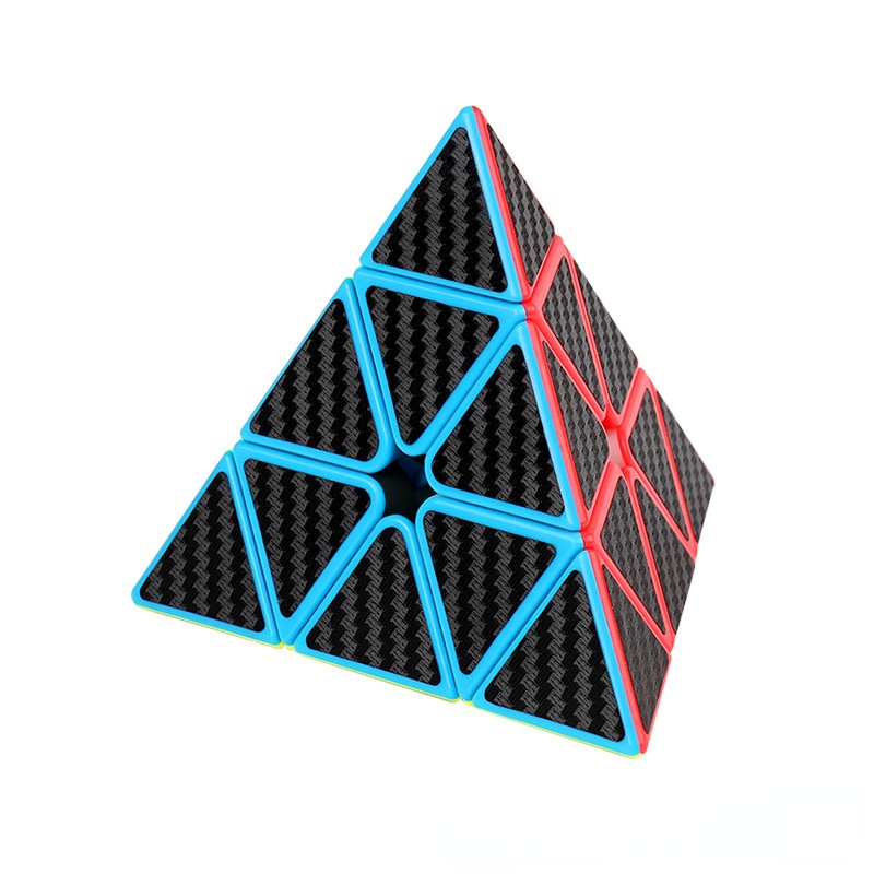 Moyu Meilong 3x3x3 4x4x4 Professioneller Zauberwürfel Kohlefaser Aufkleber Speed Cube Quadrat Puzzle Lernspielzeug für Kinder