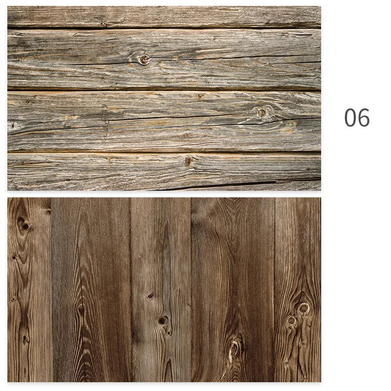 Marble Photography Backdrops 57*87CM 2 Sided Wood Grain Photo Background Wallpaper Studio Waterproof Products Photographic Props