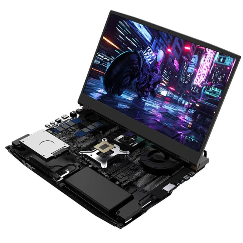 Ordinateur portable de jeu FHD IPS de 17,3 pouces Intel i7-10750H Max GTX1650 Windows 10 PRO 32 Go 1 To SSD Notebook Gamer PC