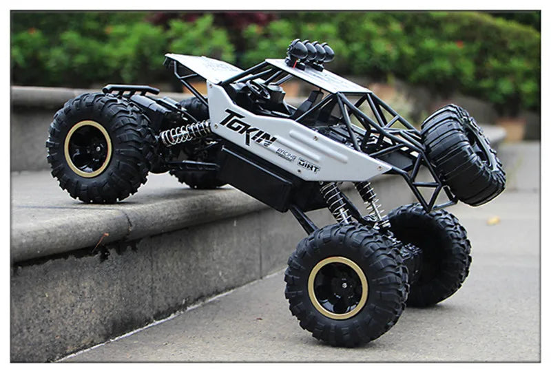 ZWN 1:12 / 1:16 4WD RC Auto mit LED-Lichtern 2.4G Funkfernsteuerung Autos Buggy Offroad-Kontroll-LKWs Jungen Spielzeug für Kinder