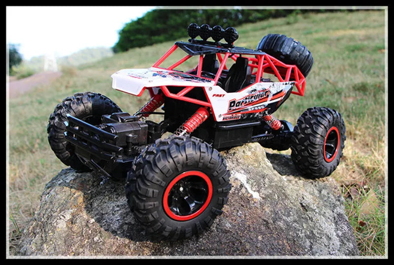ZWN 1:12 / 1:16 4WD RC Auto mit LED-Lichtern 2.4G Funkfernsteuerung Autos Buggy Offroad-Kontroll-LKWs Jungen Spielzeug für Kinder