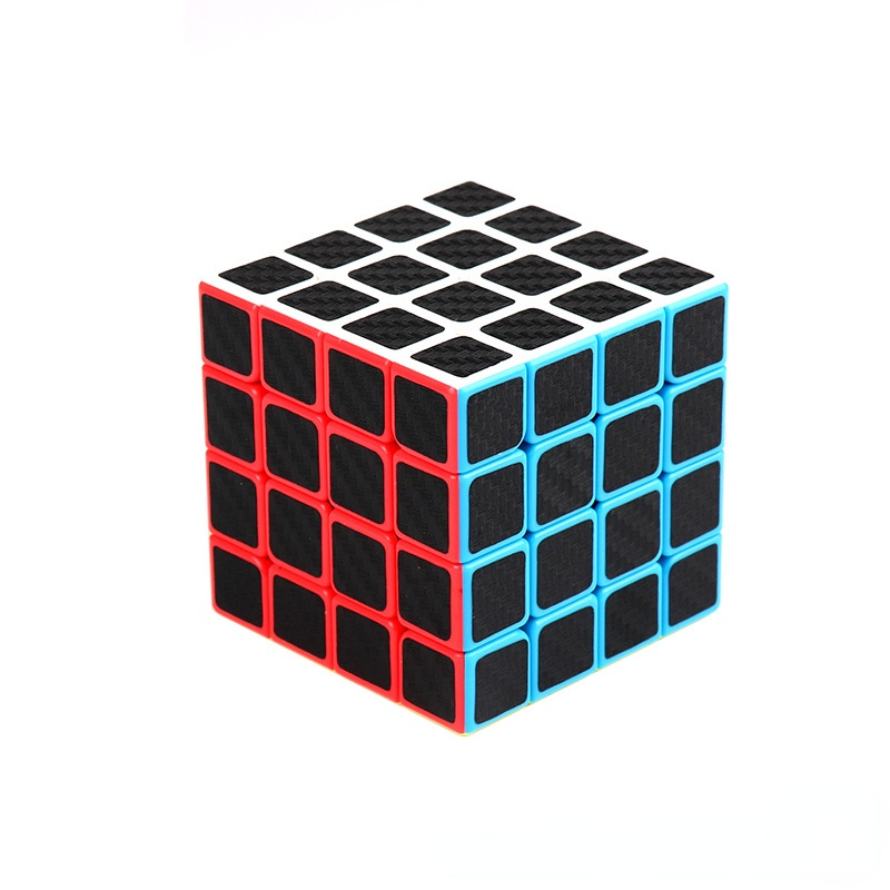 Moyu Meilong 3x3x3 4x4x4 Professioneller Zauberwürfel Kohlefaser Aufkleber Speed Cube Quadrat Puzzle Lernspielzeug für Kinder