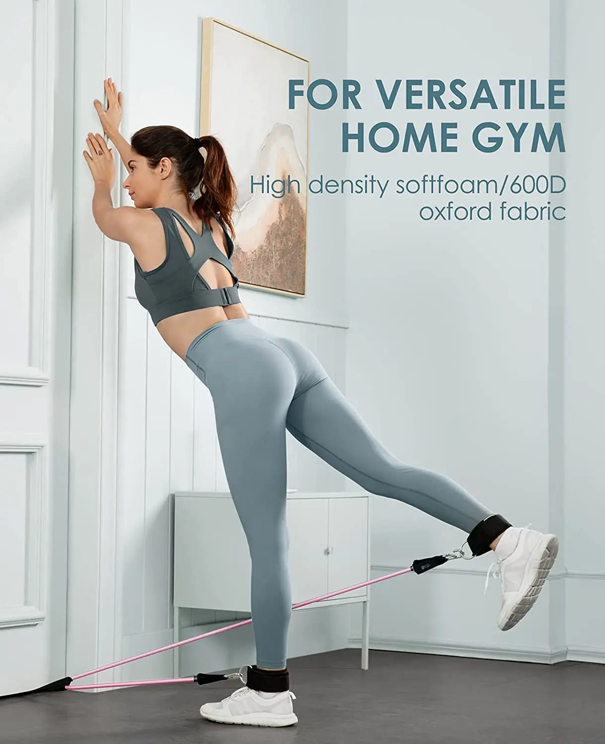 360lbs Fitness Übungen Widerstandsbänder Set Elastische Tubes Zugseil Yogaband Trainingsausrüstung für Zuhause Fitnessstudio Gewicht