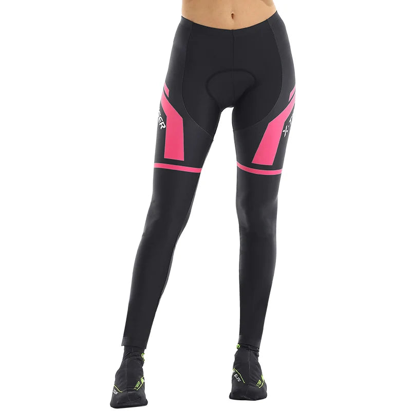 Pantalon de cyclisme X-TIGER pour femmes, anti-choc, VTT, anti-transpiration, 5D, antidérapant, rembourré en gel, pour course à vélo