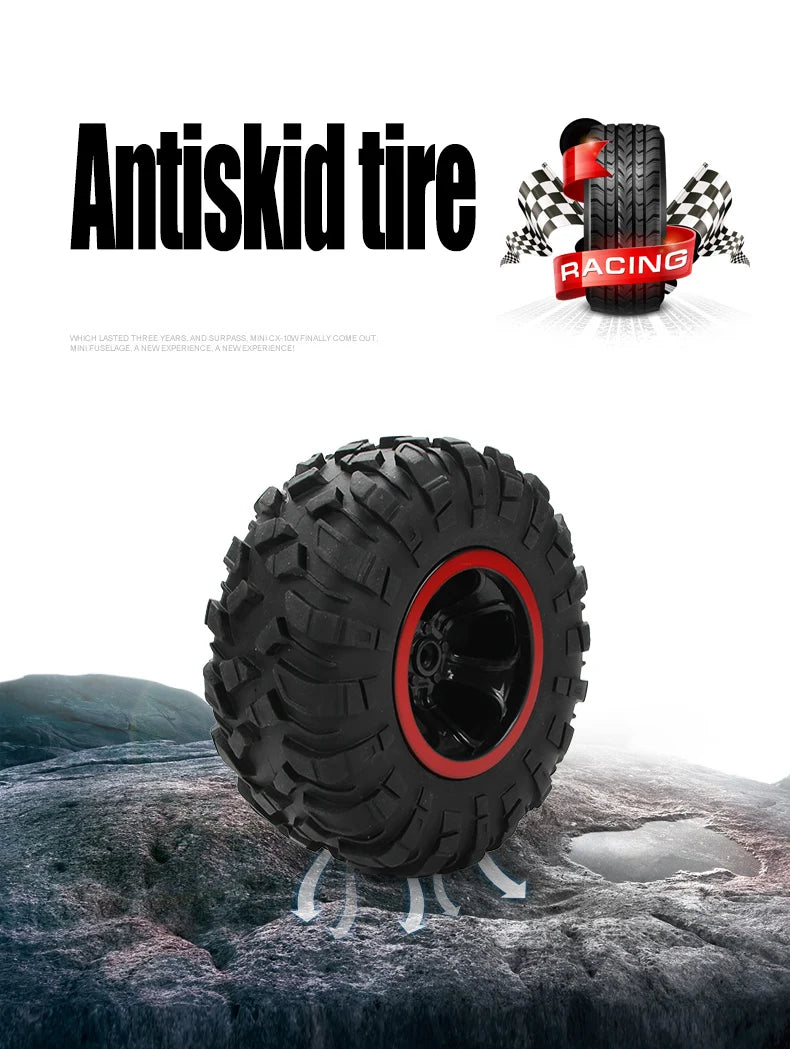ZWN 1:12 / 1:16 4WD RC Auto mit LED-Lichtern 2.4G Funkfernsteuerung Autos Buggy Offroad-Kontroll-LKWs Jungen Spielzeug für Kinder