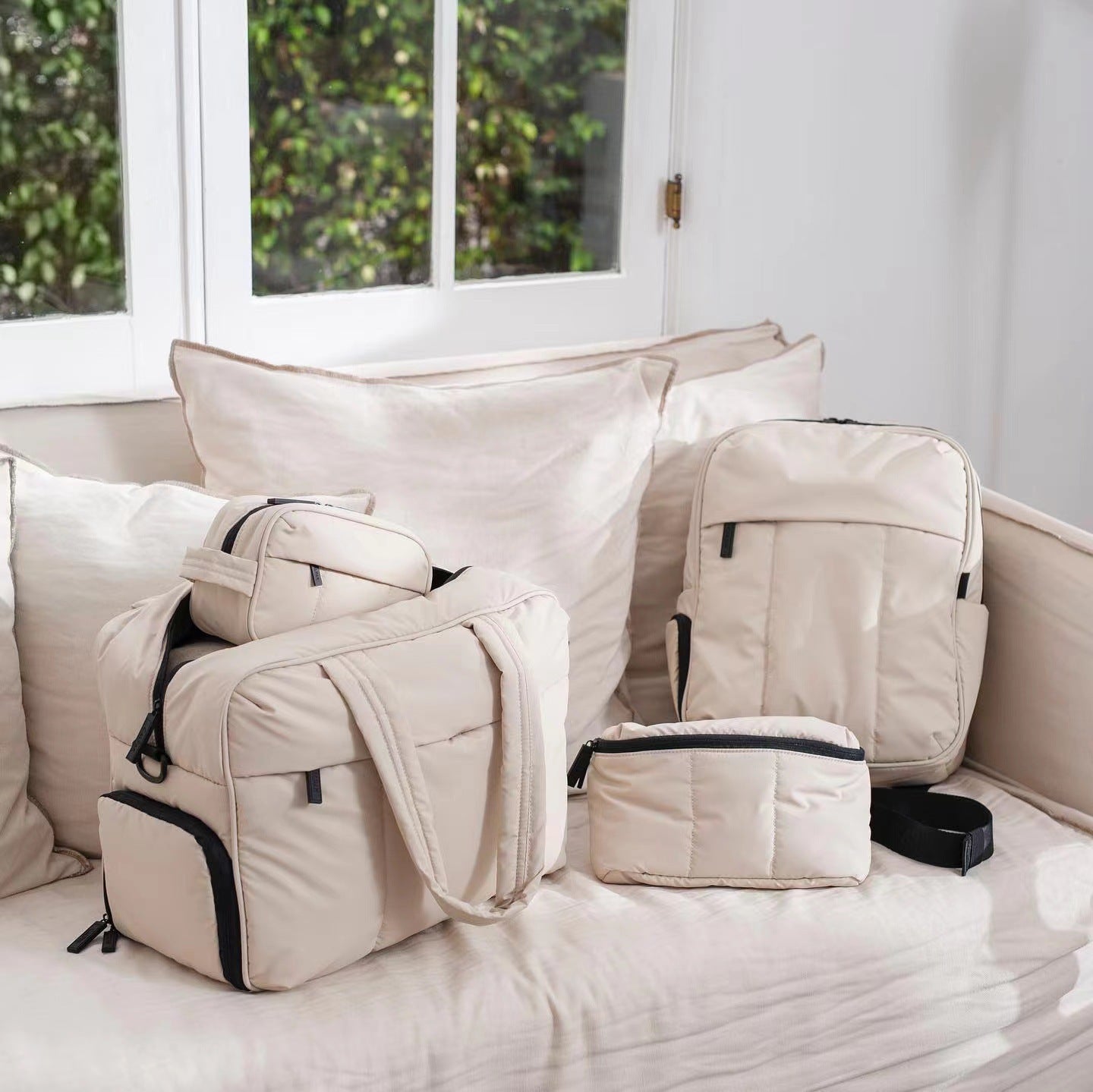 Daunen-Reisetasche Großraum Damen Umhängetaschen Multifunktionale große Kapazität Nass-Trocken-Trennung Handtasche Reisetaschen Damen