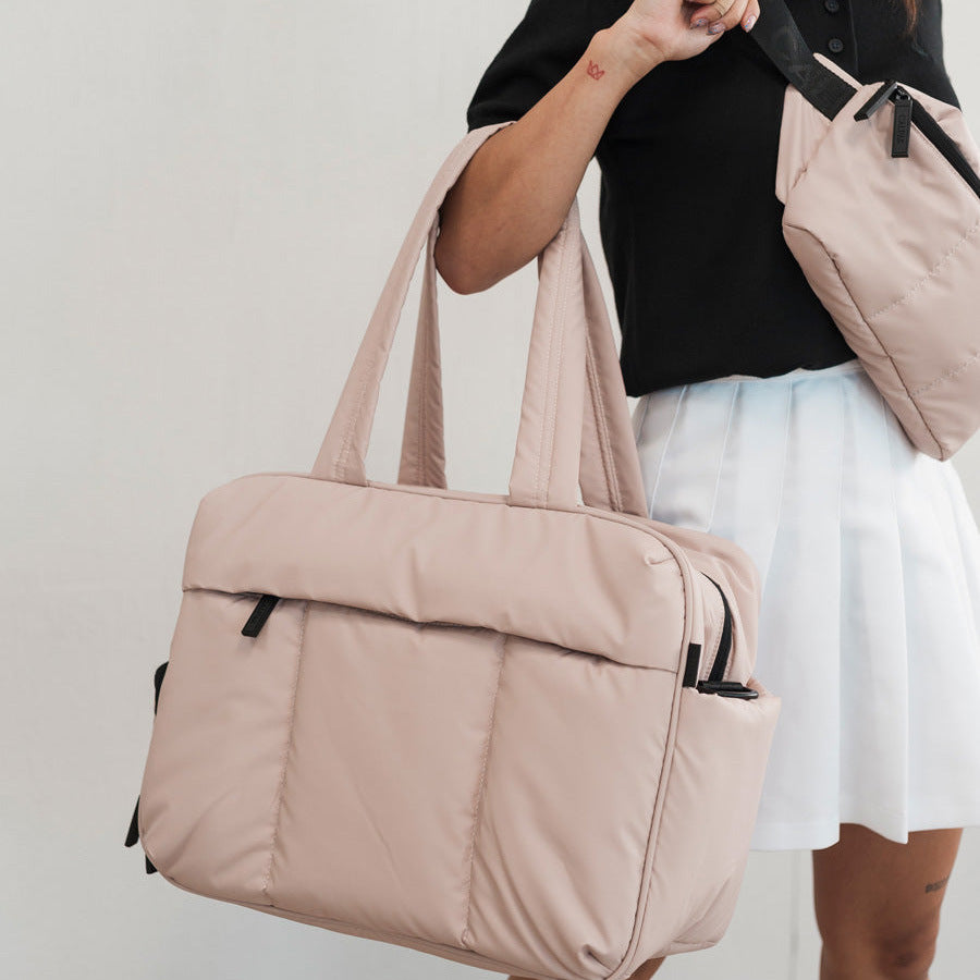 Daunen-Reisetasche Großraum Damen Umhängetaschen Multifunktionale große Kapazität Nass-Trocken-Trennung Handtasche Reisetaschen Damen