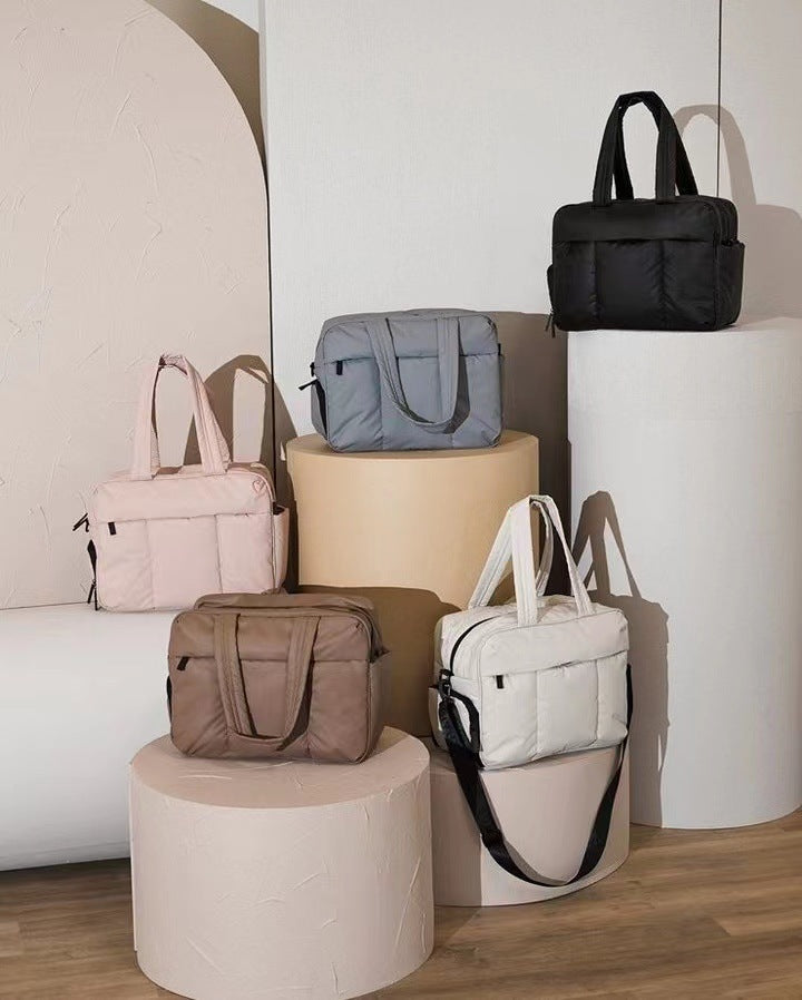 Daunen-Reisetasche Großraum Damen Umhängetaschen Multifunktionale große Kapazität Nass-Trocken-Trennung Handtasche Reisetaschen Damen