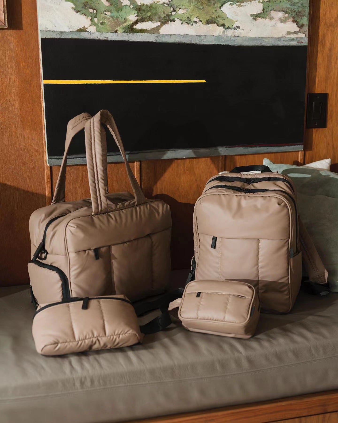 Daunen-Reisetasche Großraum Damen Umhängetaschen Multifunktionale große Kapazität Nass-Trocken-Trennung Handtasche Reisetaschen Damen