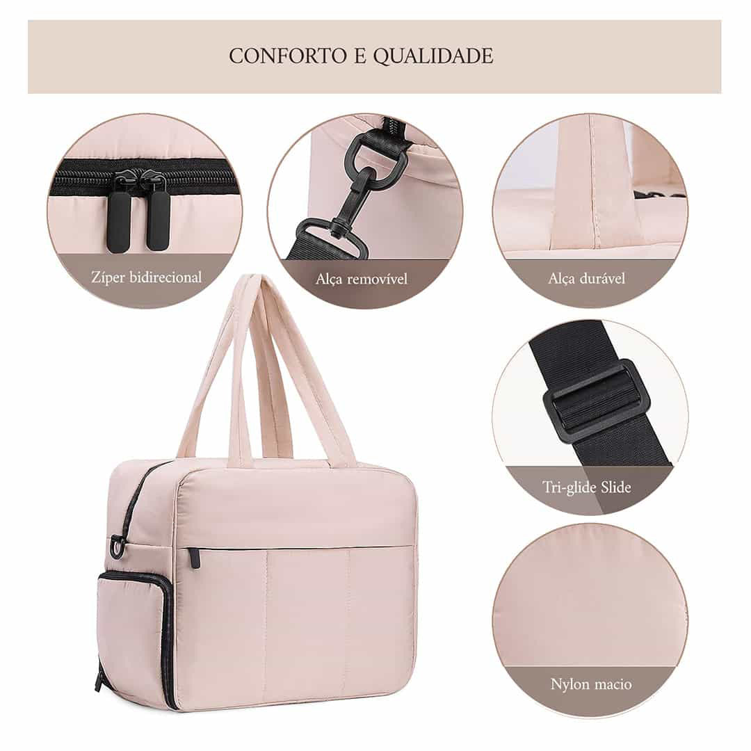 Daunen-Reisetasche Großraum Damen Umhängetaschen Multifunktionale große Kapazität Nass-Trocken-Trennung Handtasche Reisetaschen Damen
