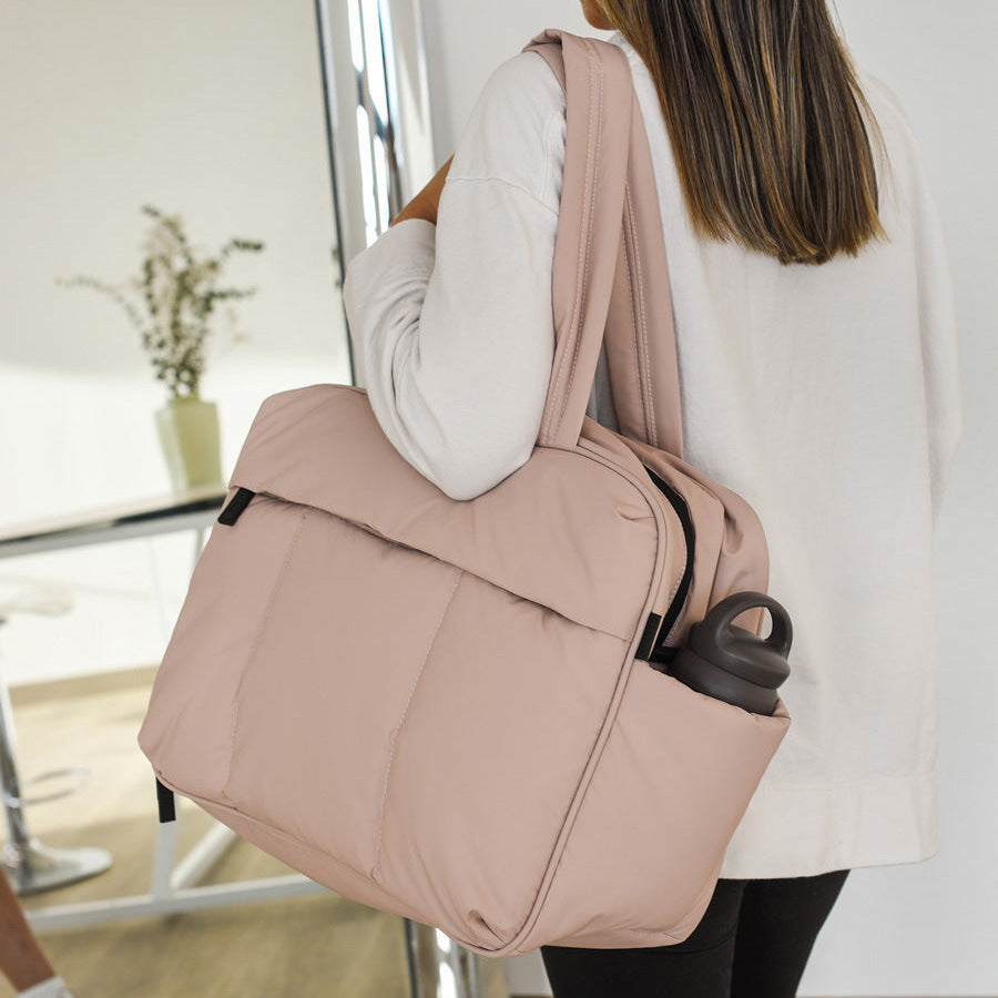 Daunen-Reisetasche Großraum Damen Umhängetaschen Multifunktionale große Kapazität Nass-Trocken-Trennung Handtasche Reisetaschen Damen