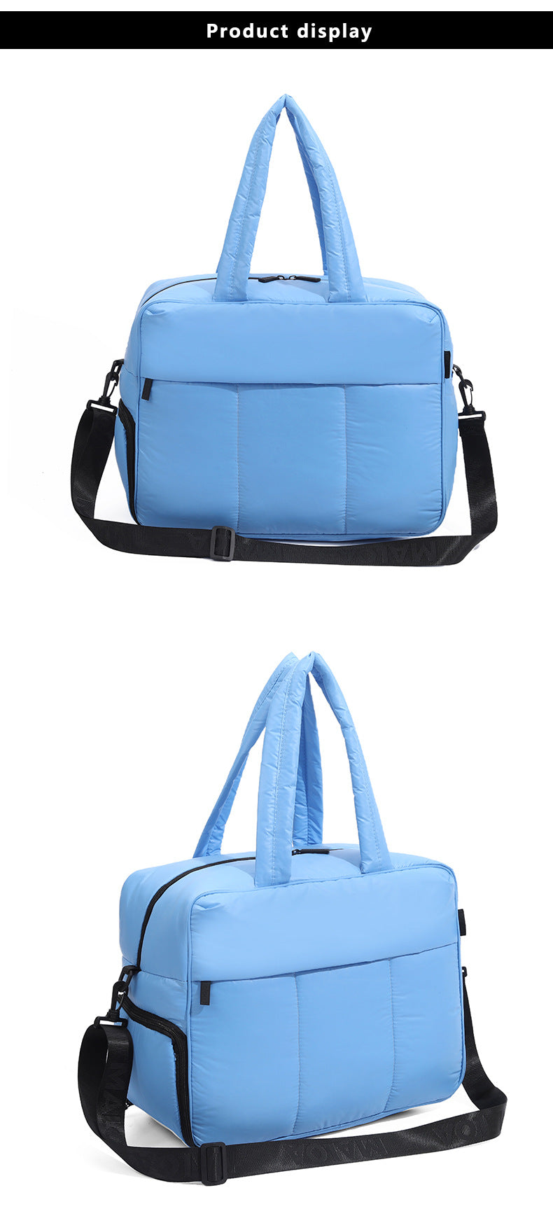 Daunen-Reisetasche Großraum Damen Umhängetaschen Multifunktionale große Kapazität Nass-Trocken-Trennung Handtasche Reisetaschen Damen