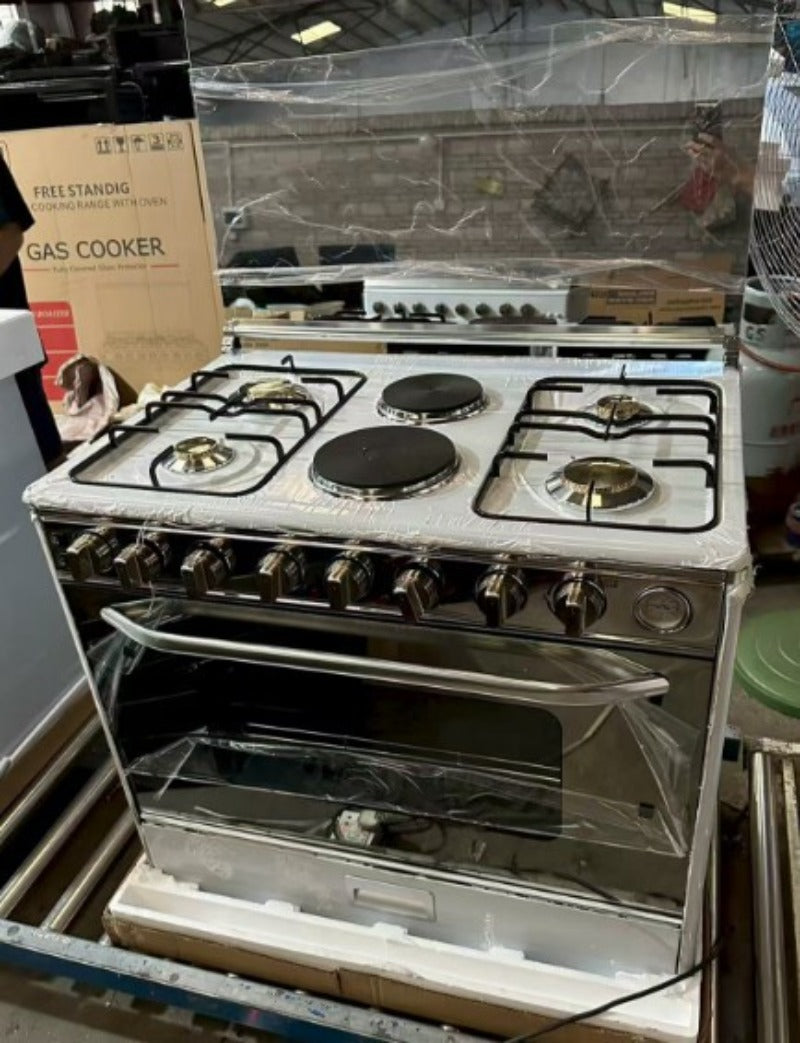 D 4 Gas And 2 Electricity Cooker With Oven Stove Cooktops Electric 4 Burners Stoves Burner Kitchen Multifunction