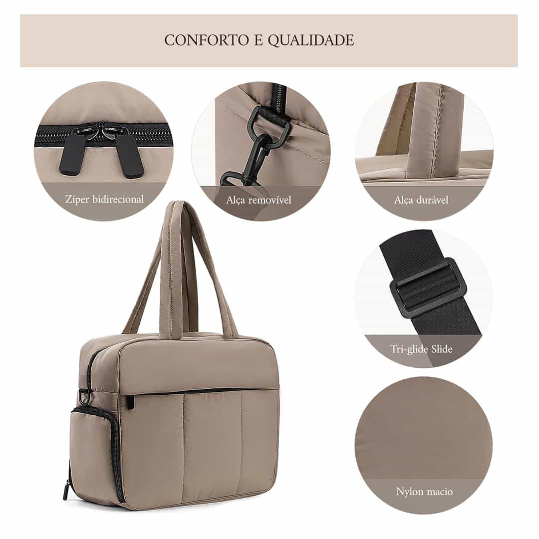 Daunen-Reisetasche Großraum Damen Umhängetaschen Multifunktionale große Kapazität Nass-Trocken-Trennung Handtasche Reisetaschen Damen