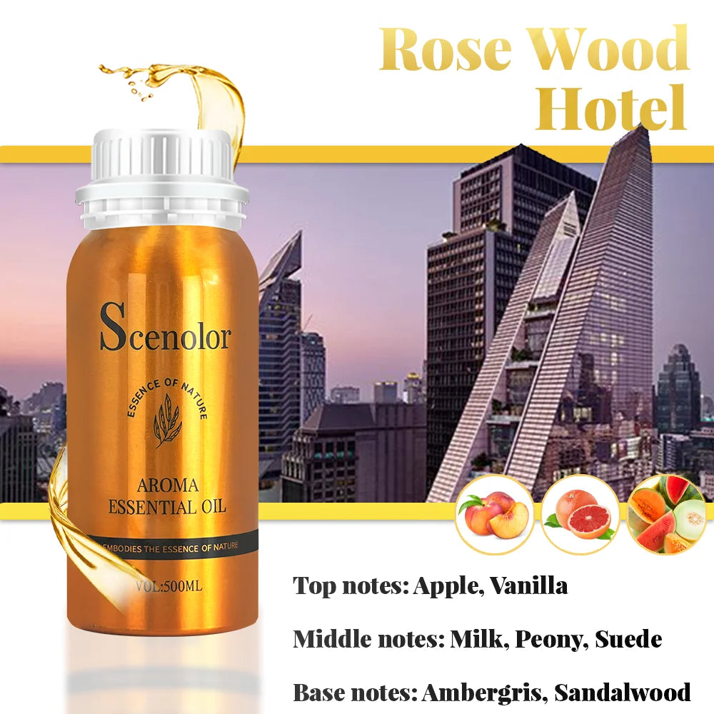 500ML Hotel Room Fragrance Diffuser for Home Air Freshener Scenting Device Air Purifier Humidifier Car Essential Oil Refil