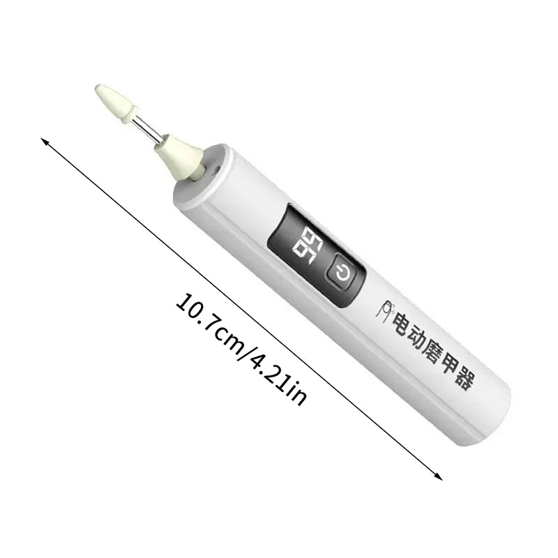 2/4 Stk. kabelloser Nagelfräser 35000 U/min Manikürefräser Nagelreparatur Pedikürefräser Polierer Schleifer USB wiederaufladbare Nagelfeile